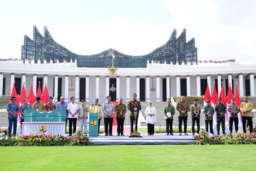 Presiden Jokowi Resmikan Istana Negara Ibu Kota Nusantara