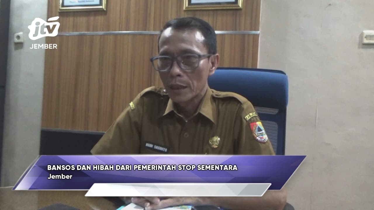 Bansos dan hibah dari pemerintah stop sementara