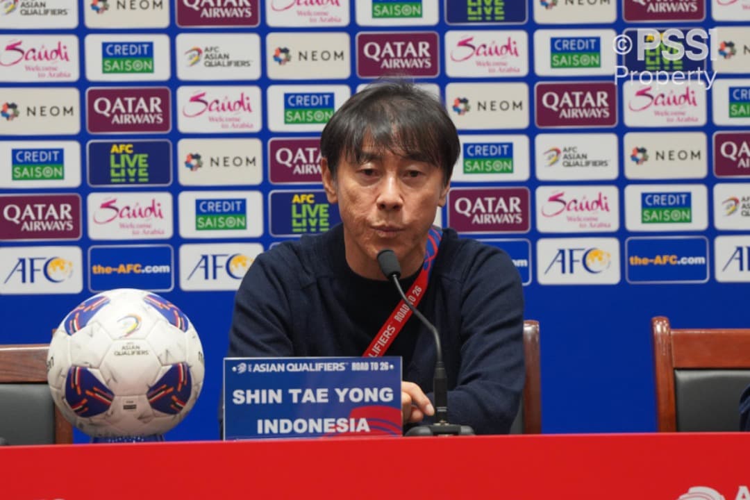 Kalah dari China, Shin Tae-yong Tetap Apresiasi Kerja Keras Pemain Timnas Indonesia