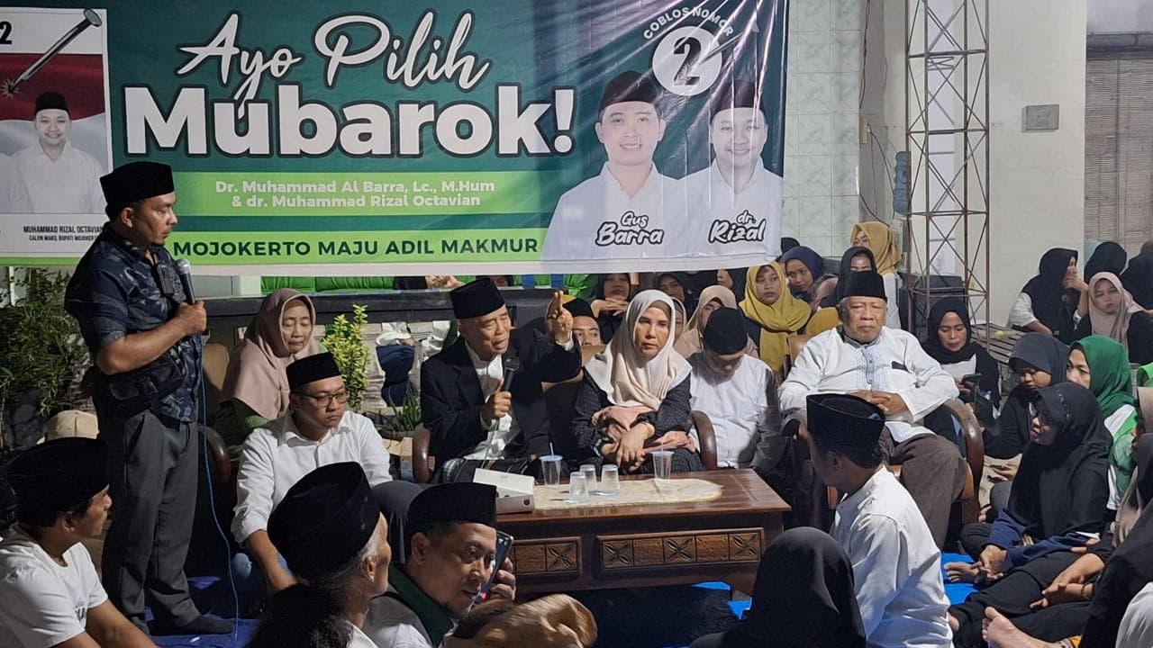 KH Asep: Paslon Mubarok Menang, Mojokerto Maju, Adil dan Makmur