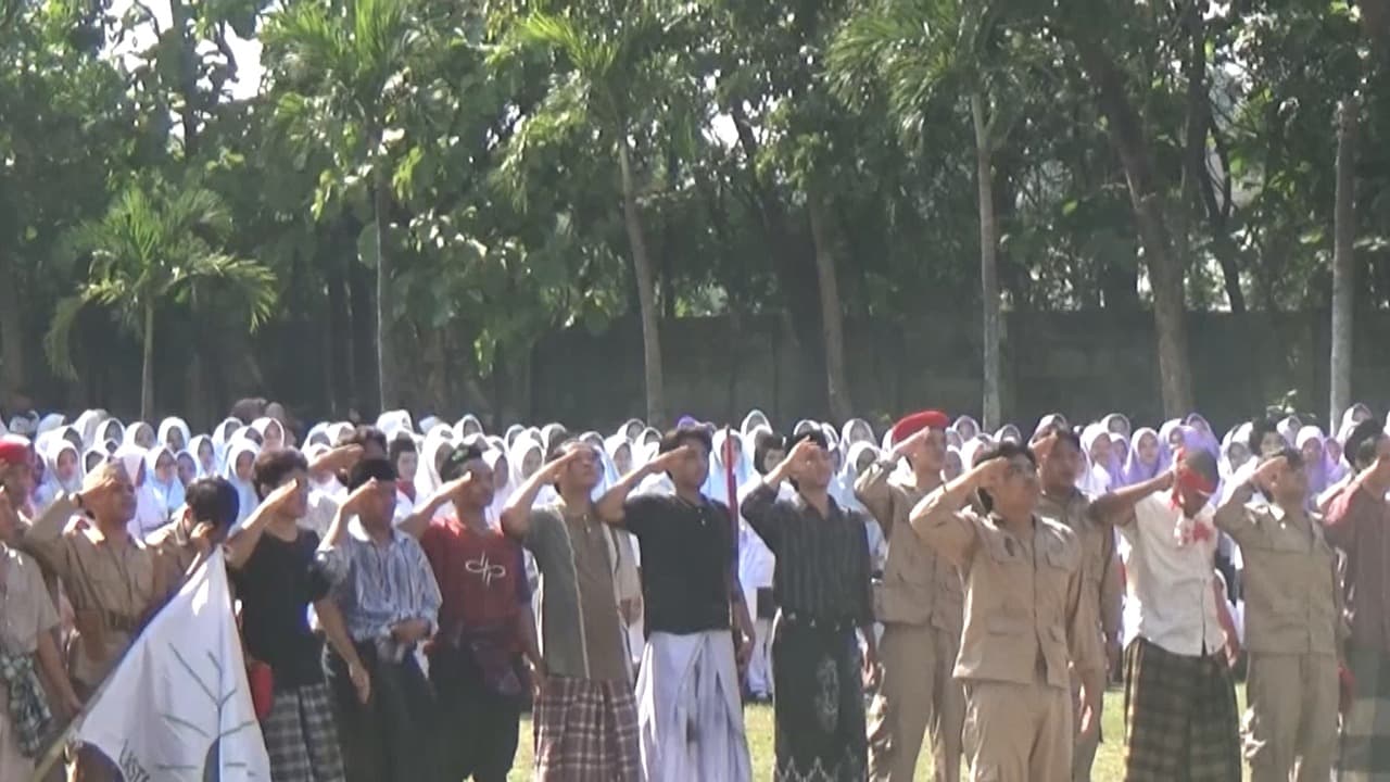 Peringati Hari Santri Nasional, Ponpes Tebuireng Gelar Aksi Teatrikal Perang dan Penculikan KH Hasyim Asy'ari