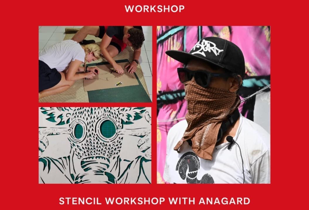 ARTSUBS Hadirkan Stencil Workshop dengan Seniman Urban Anagard di Pos Bloc Surabaya