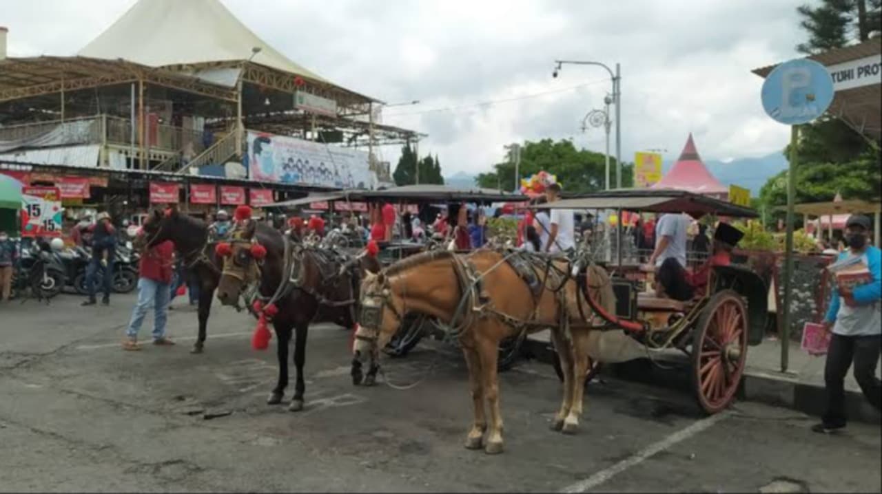 Paguyuban Kusir Dokar Wisata Nyatakan Dukung Paslon Nurochman-Heli