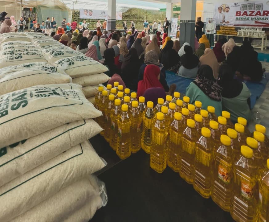 Ringankan Beban Masyarakat, Paslon NH Janji Gelar Pasar Murah Berkala