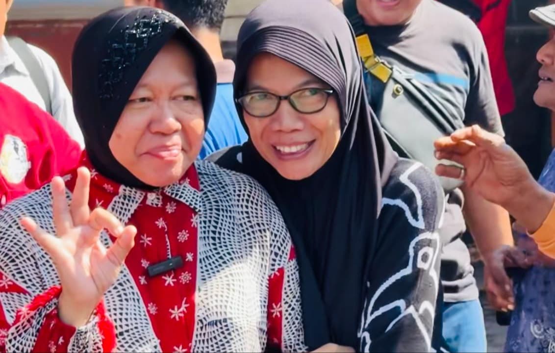 Disambut Hangat Pensiunan Guru, Risma Janji Tingkatkan Insentif