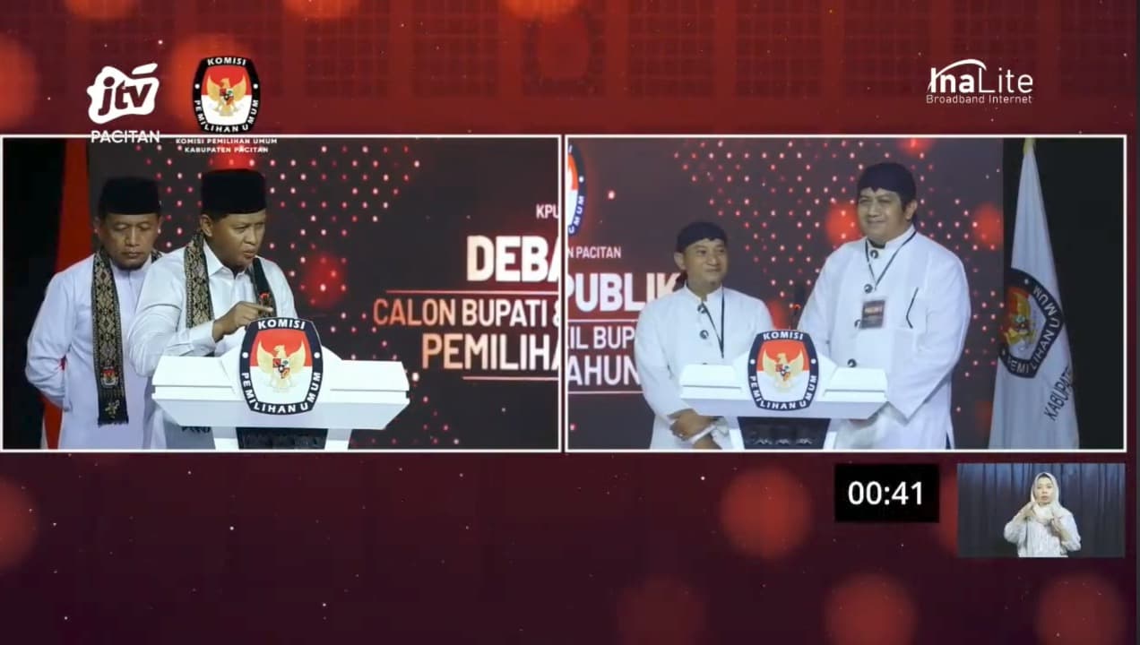 Debat Publik Pilbup Pacitan : Paslon 1 dan 2 Tanggapi Isu Kesehatan