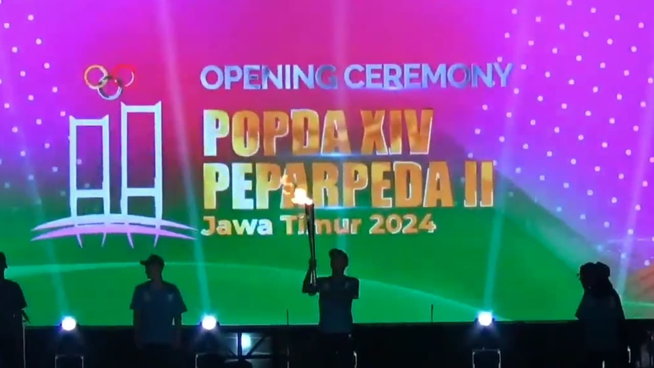 POPDA dan Peparda Jatim 2024 Resmi Dibuka, Harapan Besar Lahirkan Atlet Potensial Jawa Timur