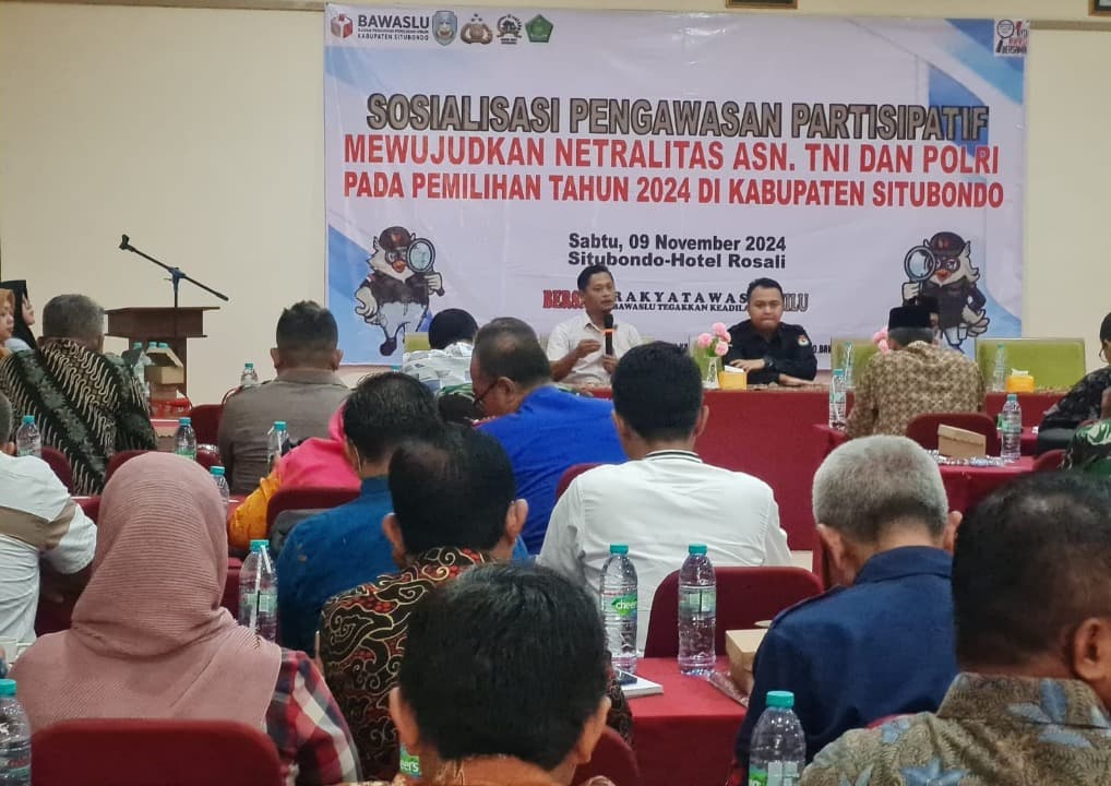 Jelang Coblosan, Bawaslu Situbondo Ajak ASN dan TNI/POLRI Netral