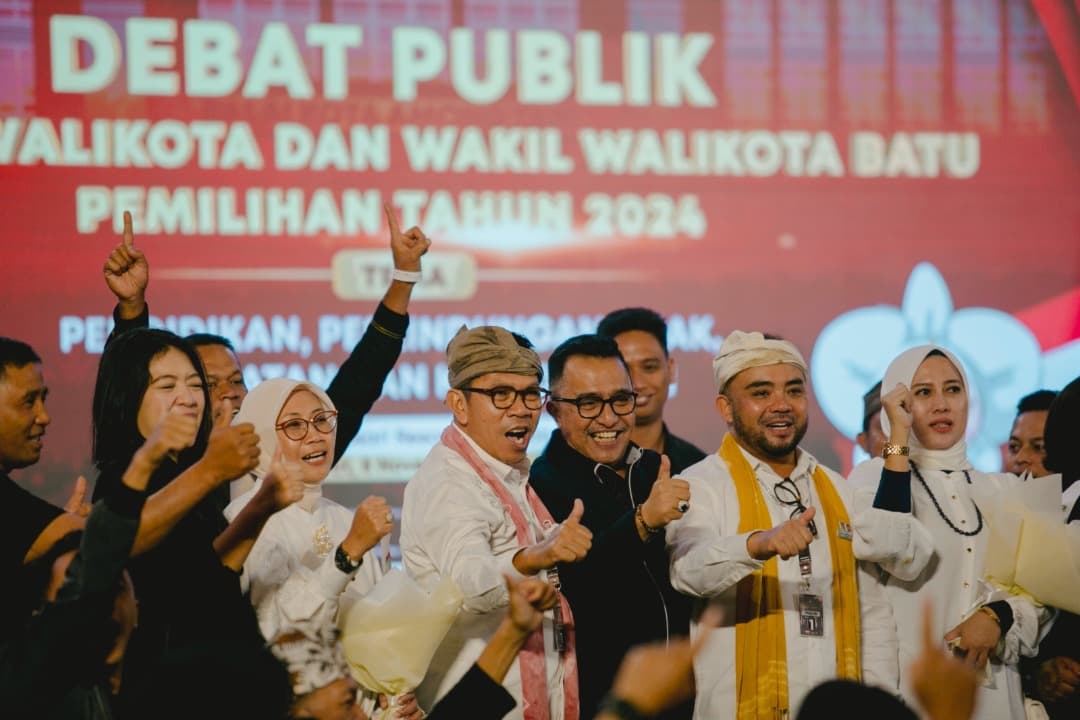 Paslon NH Sinkronisasikan Empat Bidang di Debat Kedua Pilwali Kota Batu