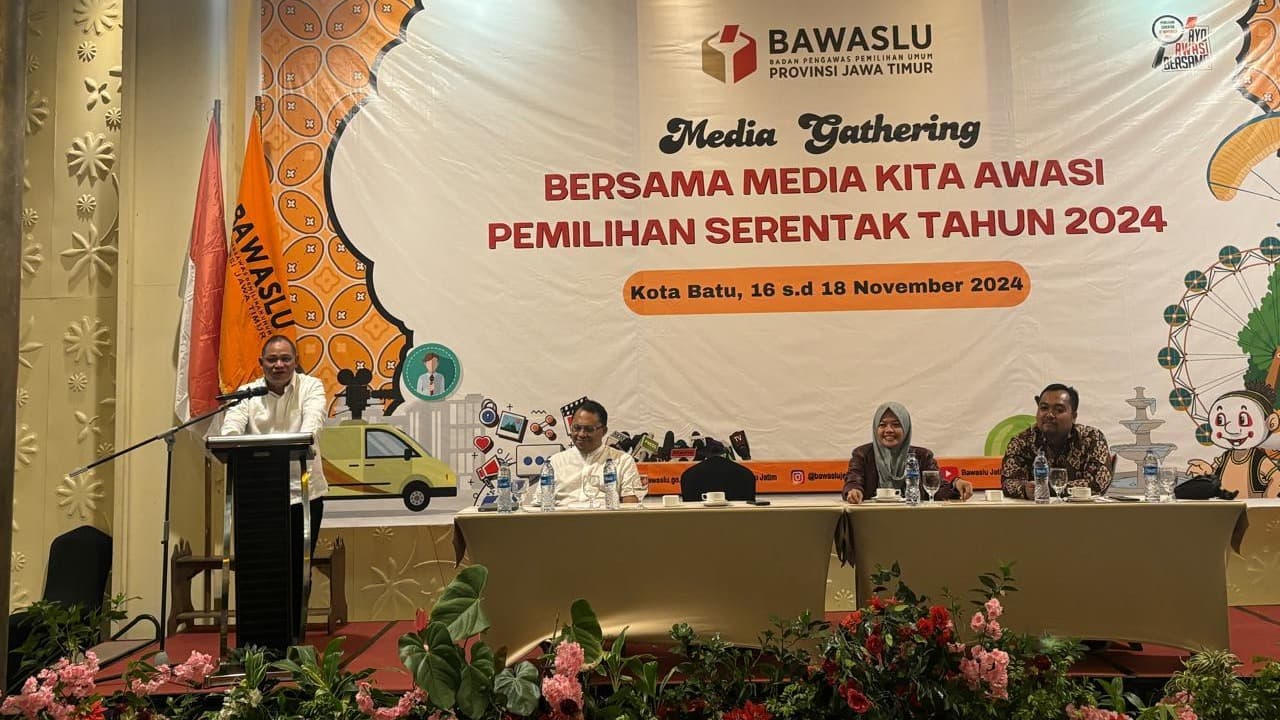 Bawaslu RI Ajak Wartawan di Jatim Ikut Awasi Pilkada Serentak 2024