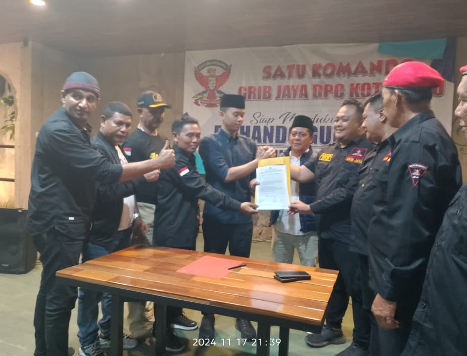 GRIB Jaya Jatim Deklarasi Dukung Paslon GURU di Pilkada Kota Batu