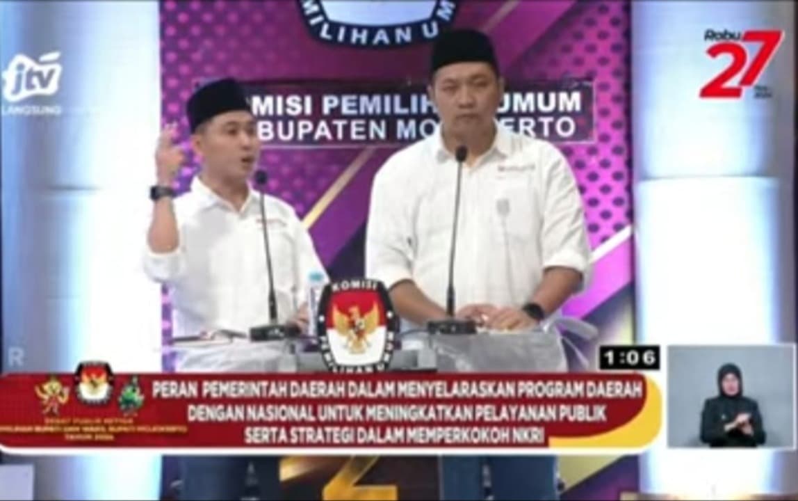 Debat Publik Ketiga, Mubarok Paparkan Program Pengentasan Kemiskinan di Mojokerto