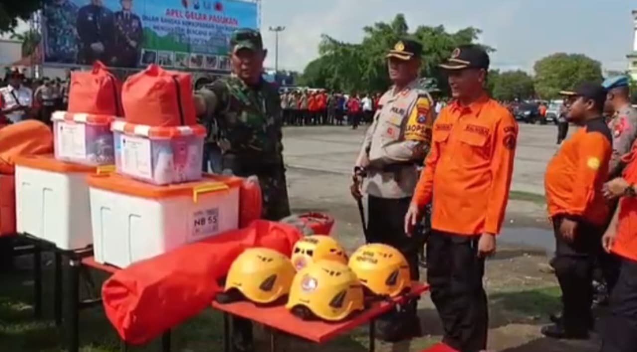 Masuk Musim Penghujan, BPBD Ponorogo Gelar Apel Kesiapsiagaan Bencana