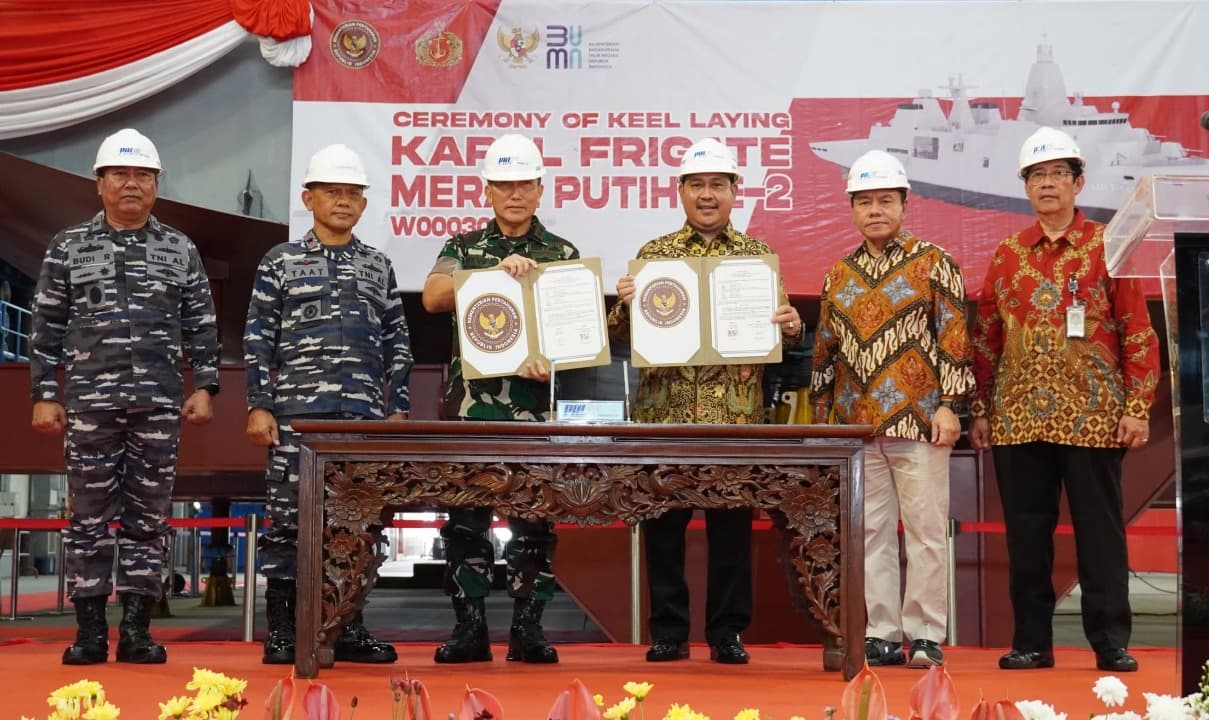 Kapal Tempur Canggih Buatan Anak Bangsa, Fregat Merah Putih ke-2 Dalam Tahap Konstruksi