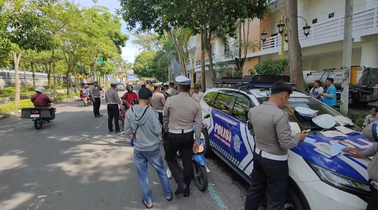 Operasi Gabungan di Magetan: 51 Pelanggar Lalu Lintas Ditilang, 17 Kendaraan Disita