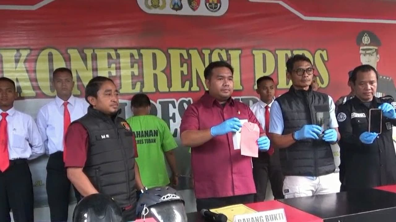 Kembali Berulah, Residivis Jambret Asal Surabaya Ditangkap Polres Tuban