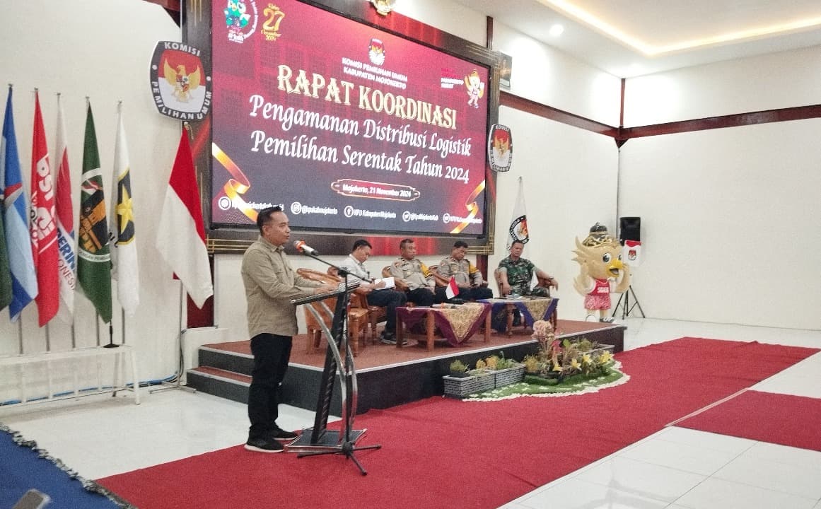 Besok, KPU Kabupaten Mojokerto Mulai Distribusikan Logistik Pilkada