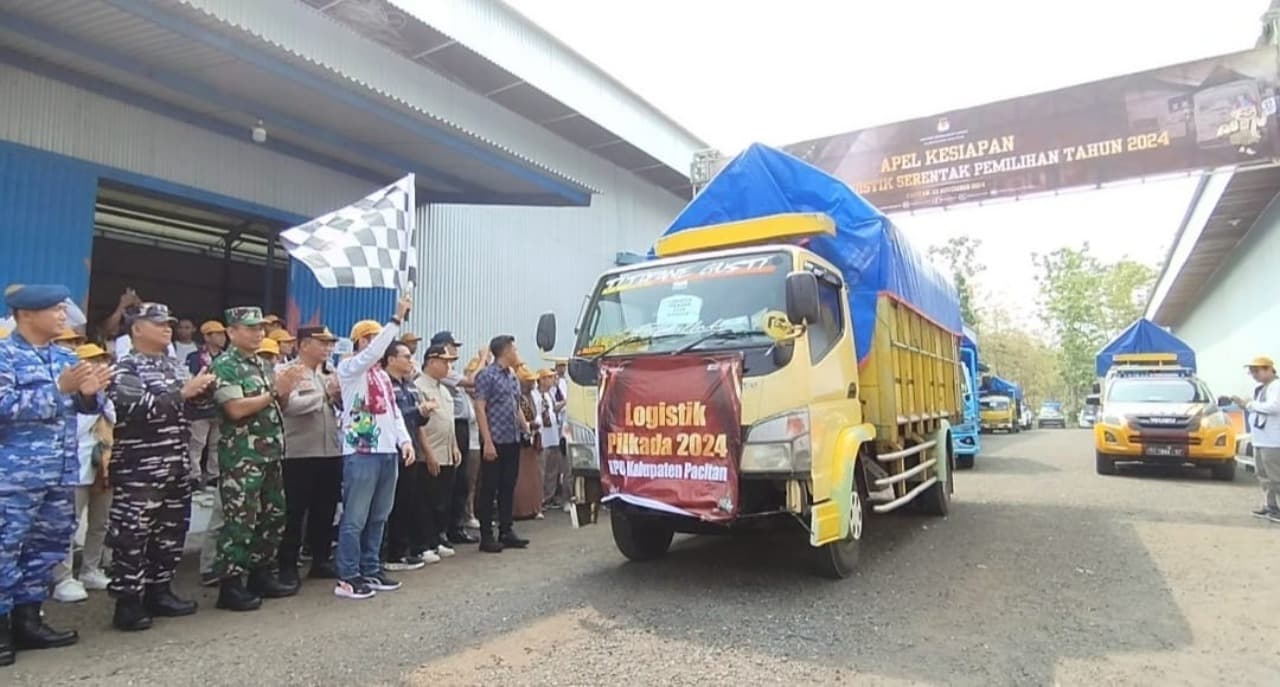 KPU Pacitan Mulai Distribusikan Logistik Pilkada ke 12 Kecamatan