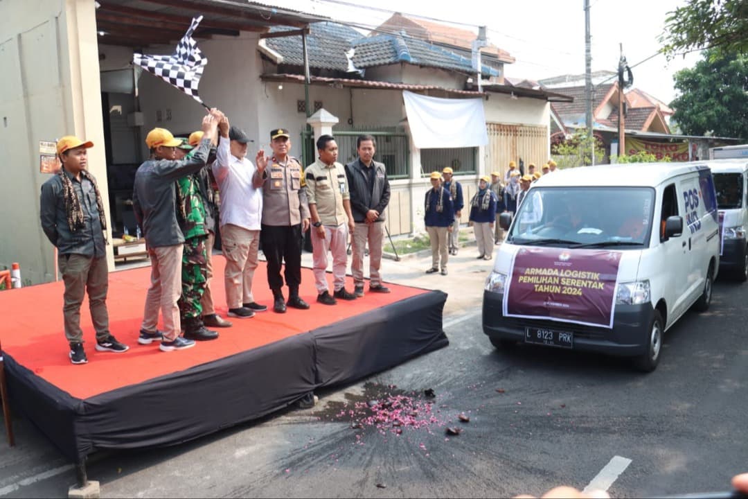 KPU Kota Mojokerto Distribusikan Logistik Pilkada Secara Bertahap