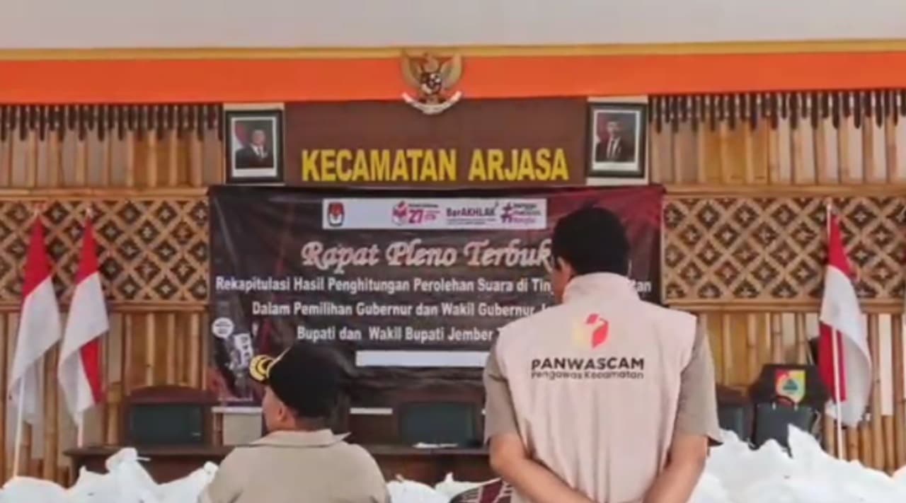 KPU Jember Rampungkan Rekapitulasi Kecamatan, Tak Ada Selisih Hasil Suara