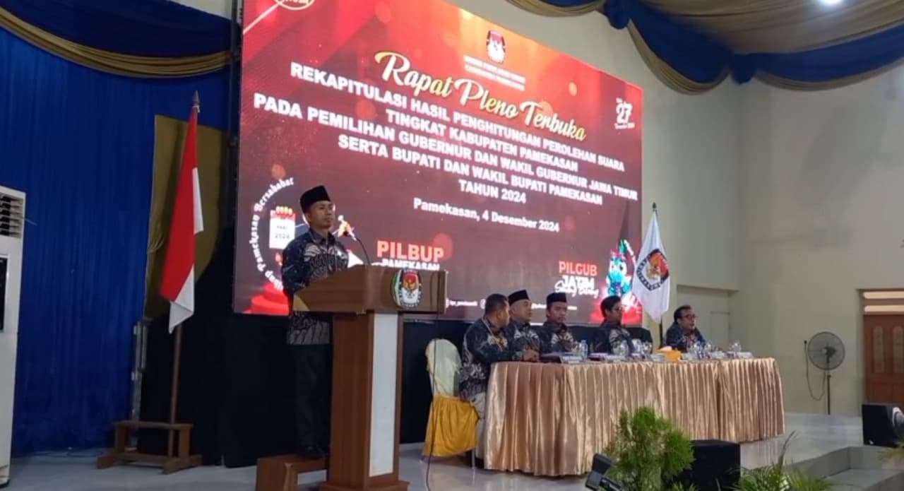 KPU Pamekasan Tetapkan Kholilurrahman-Sukriyanto Sebagai Pemenang Pilkada 2024