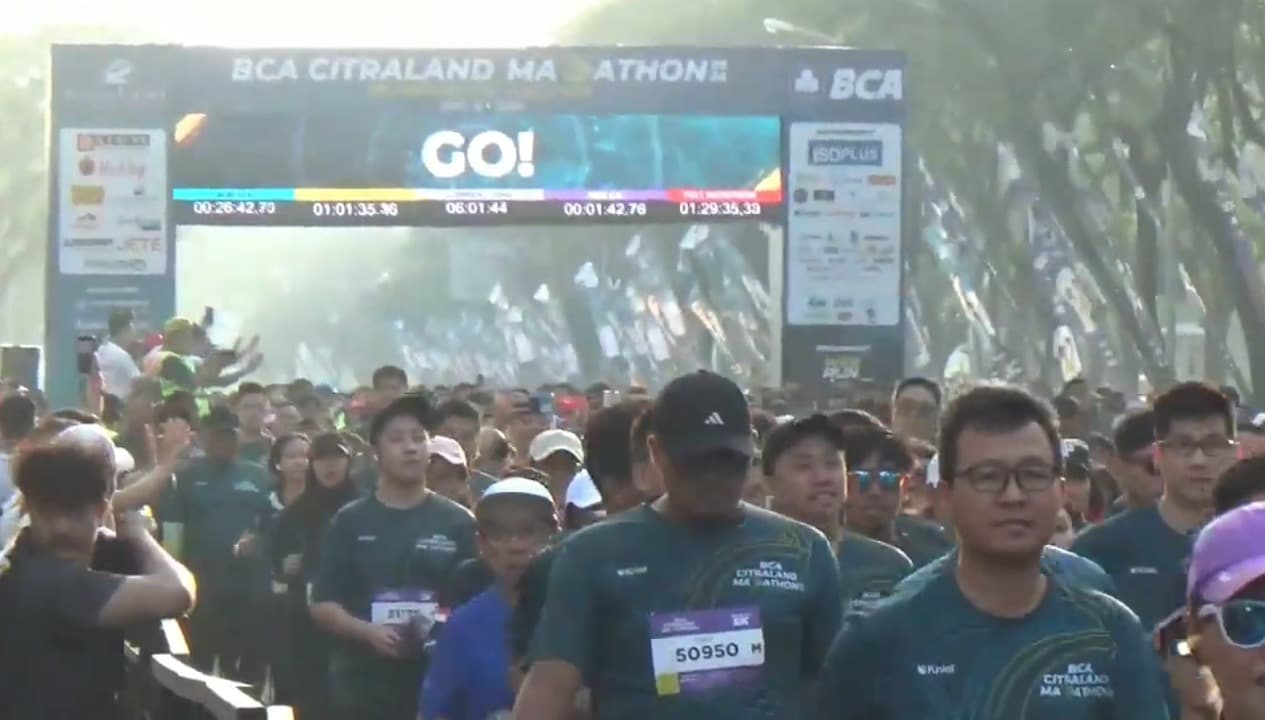 3 Atlet Nasional Jajal Trek Menantang BCA Citraland Marathon 2024