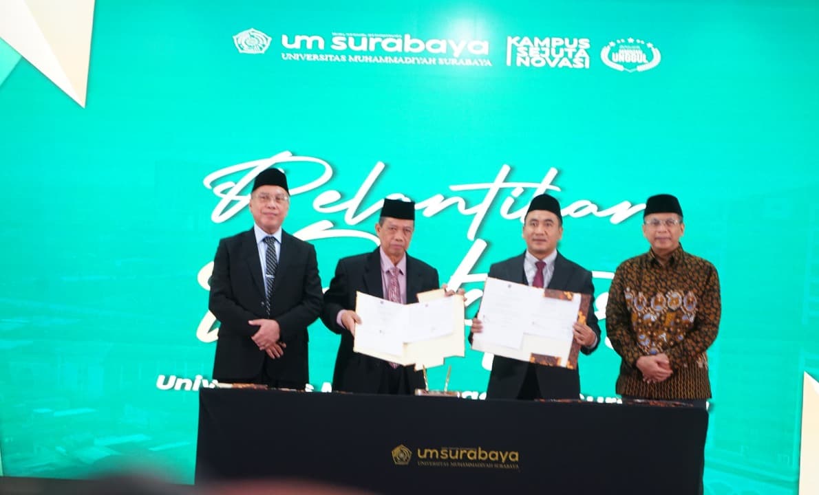 Mundakir Resmi Dilantik Sebagai Rektor UM Surabaya Periode 2024-2028