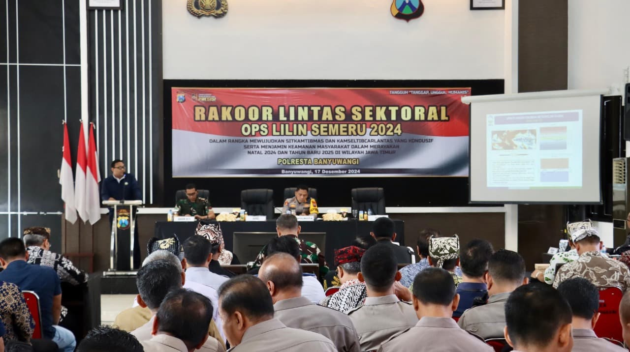 Rakor Kesiapan Pengamanan Ops Lilin Semeru 2024