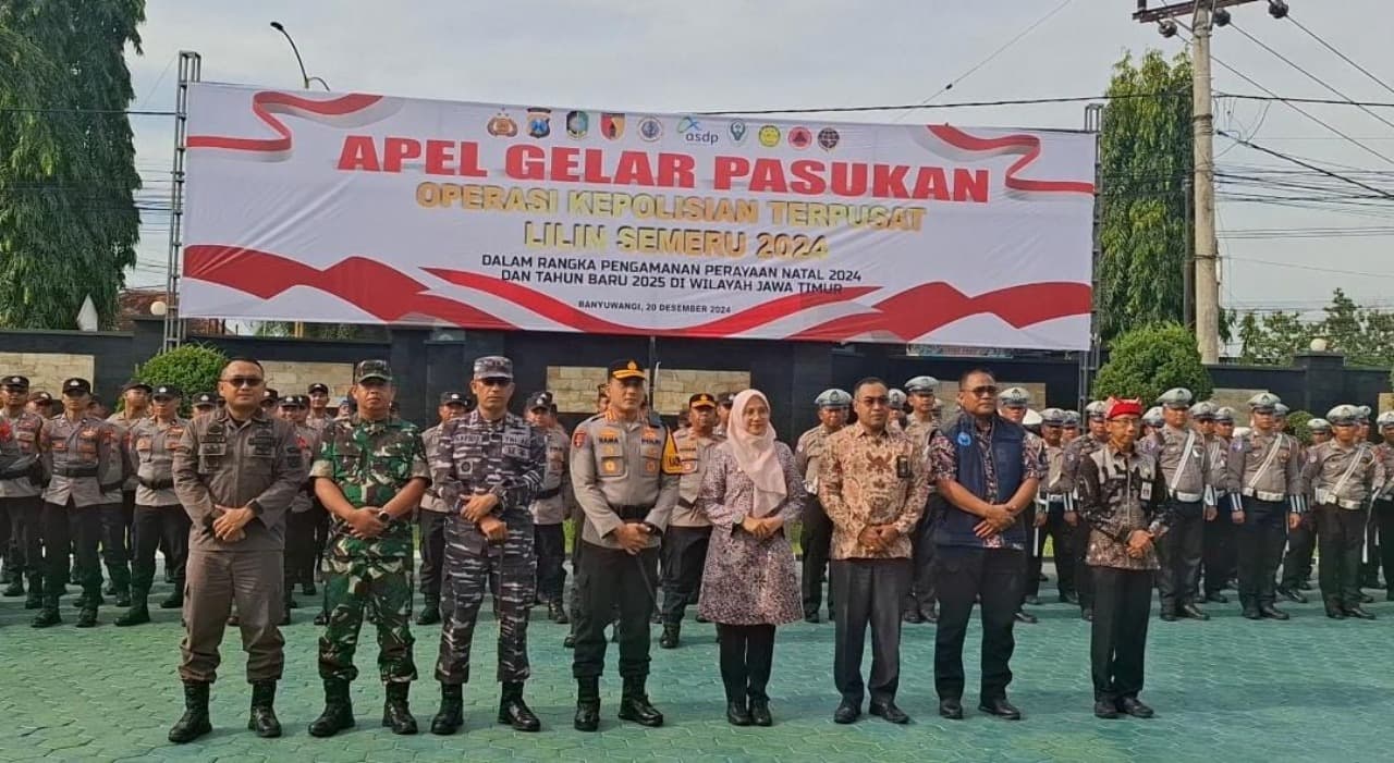 800 Personel Gabungan Siap Amankan Nataru di Banyuwangi