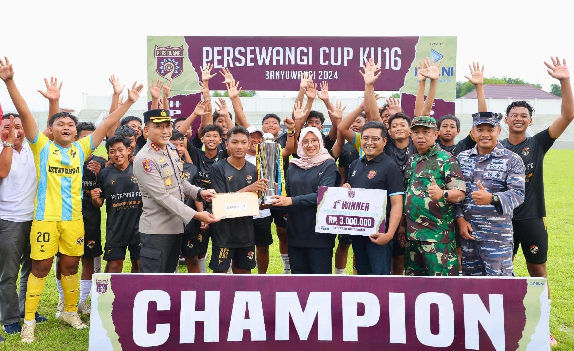 Kompetisi Persewangi Banyuwangi Cup U-16, Dapat Apresiasi Bupati Ipuk