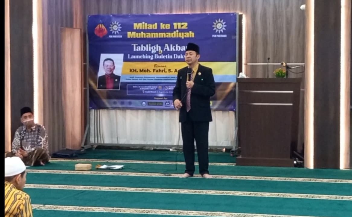 MIlad Muhammadiyah ke-112, PCM Pademawu Menggelar Tabligh Akbar dan Launching Buletin Dakwah