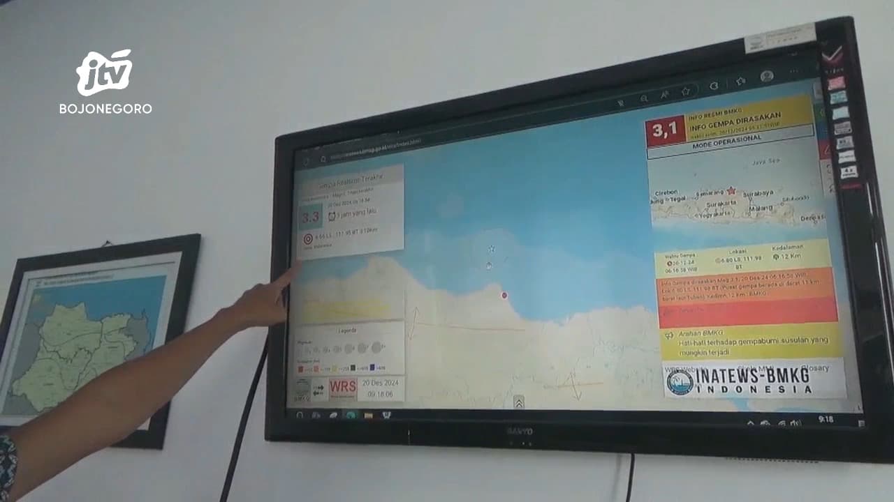 Perairan Laut Utara Tuban Diguncang Gempa Dua Hari Berturut-Turut