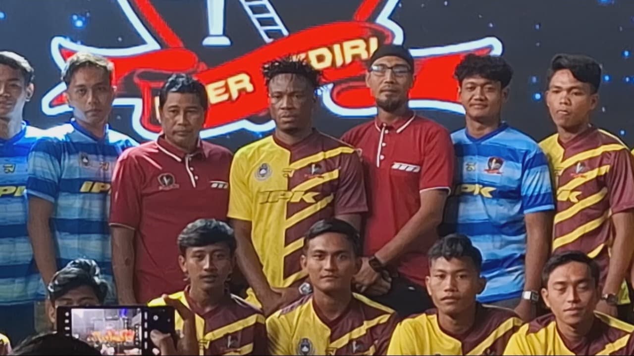 Berlaga Di Liga 4 Jatim, Launching Inter Kediri Sackie Teah Doe Jadi Bintang Utama