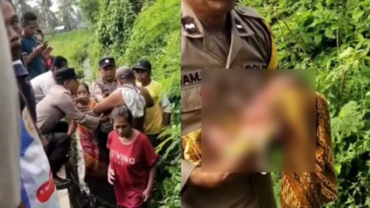 Bayi Ditemukan Tanpa Busana Dekat Saluran Irigasi di Jember