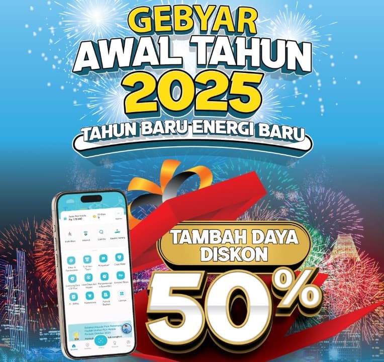 Gebyar Awal Tahun, PLN Gelar Program Promo Tambah Daya 50 Persen