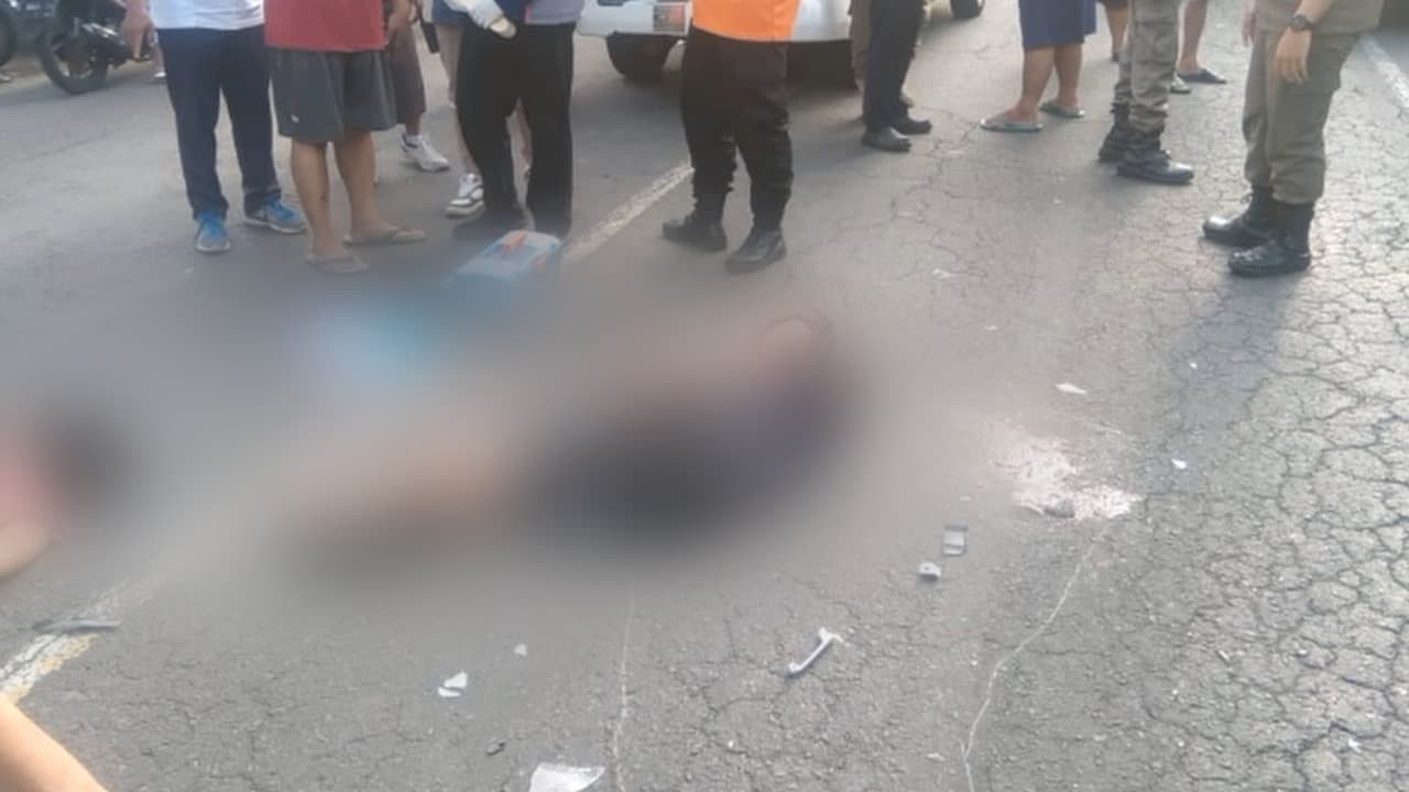 Hendak ke Pasar, Satu Keluarga Naik Motor Ditabrak Mega Pro di Jalan Gadukan