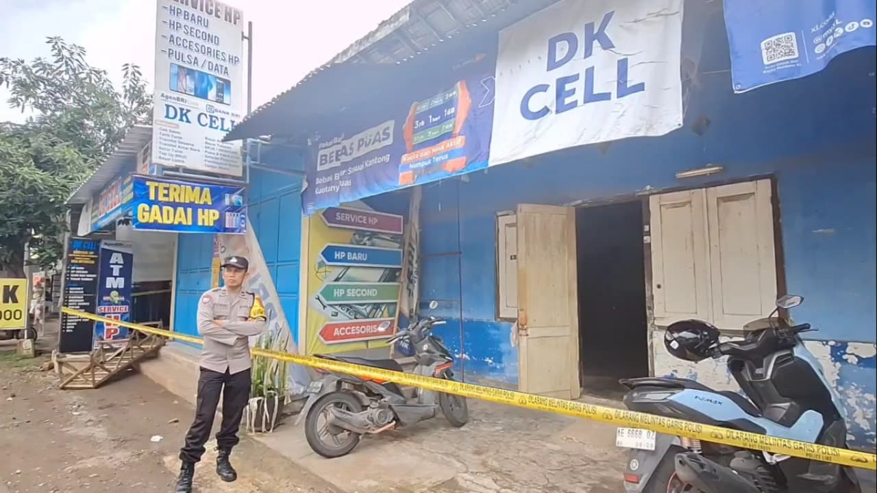 Counter Handphone di Magetan Dibobol, Puluhan HP dan Uang Tunai Raib