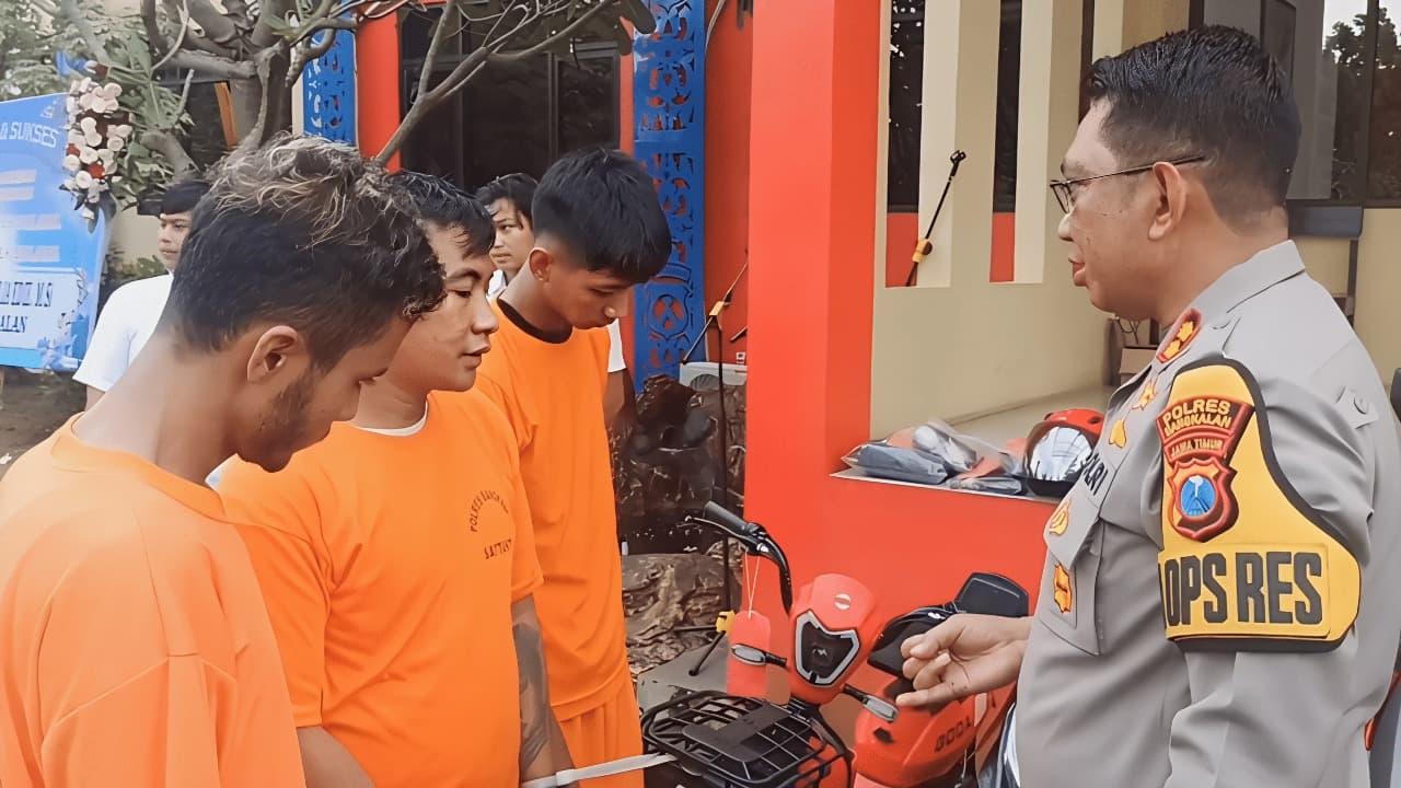 Modus Bawa Anak, Pelaku Curanmor di Bangkalan Gasak Motor dan Sepeda Listrik