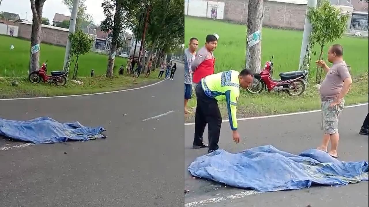 Tabrak Lari di Nganjuk: 1 Tewas, 1 Luka Berat, Truk Pelaku Masih Buron