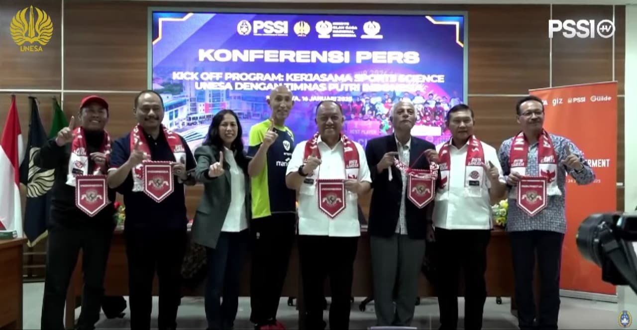 Tingkatkan Kualitas Sepak Bola Putri, PSSI Jalin Kerja Sama dengan Sport Science UNESA