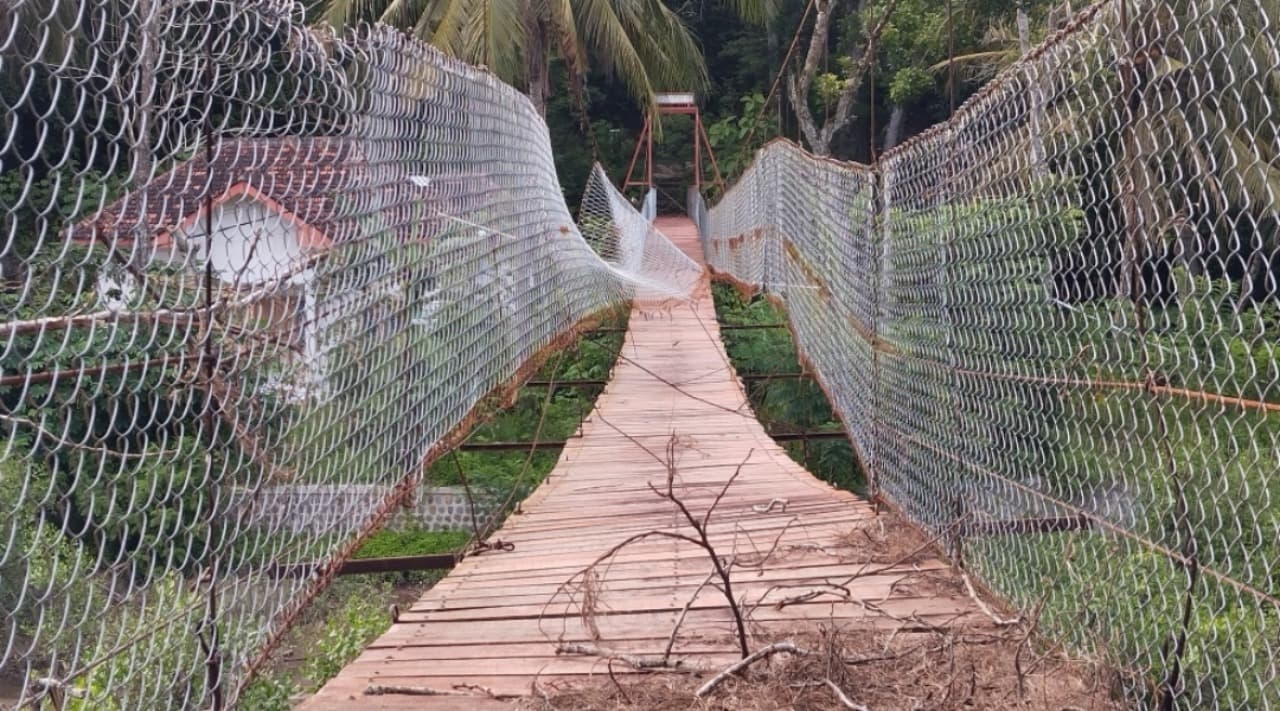 Tak Terawat, Jembatan Darurat Anti Gempa Senilai Rp 200 Juta di Pacitan Rusak