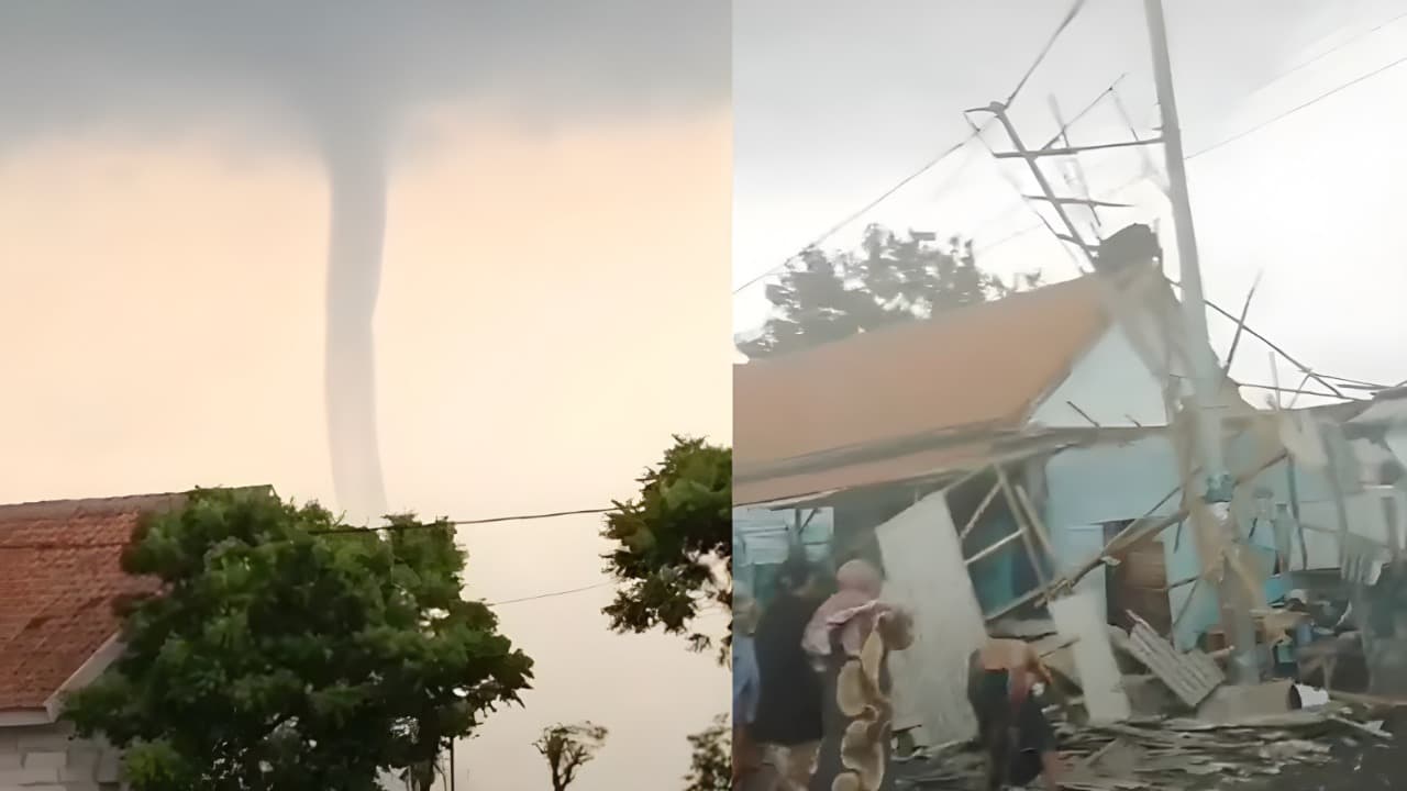 Angin Puting Beliung Terjang Dua Desa di Pasuruan, Puluhan Rumah Rusak