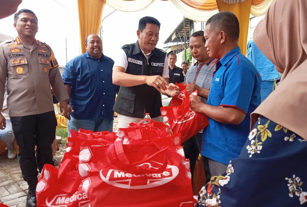 Hari Jadi ke-2, IJTI Sidoarjo Gelar Pengobatan Gratis dan Bagi Sembako