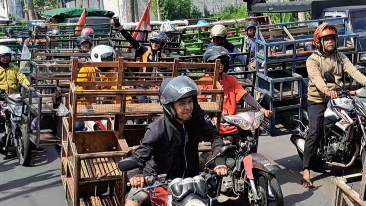 Aksi Solidaritas, Pedagang Sayur Ethek Kepung PN Magetan