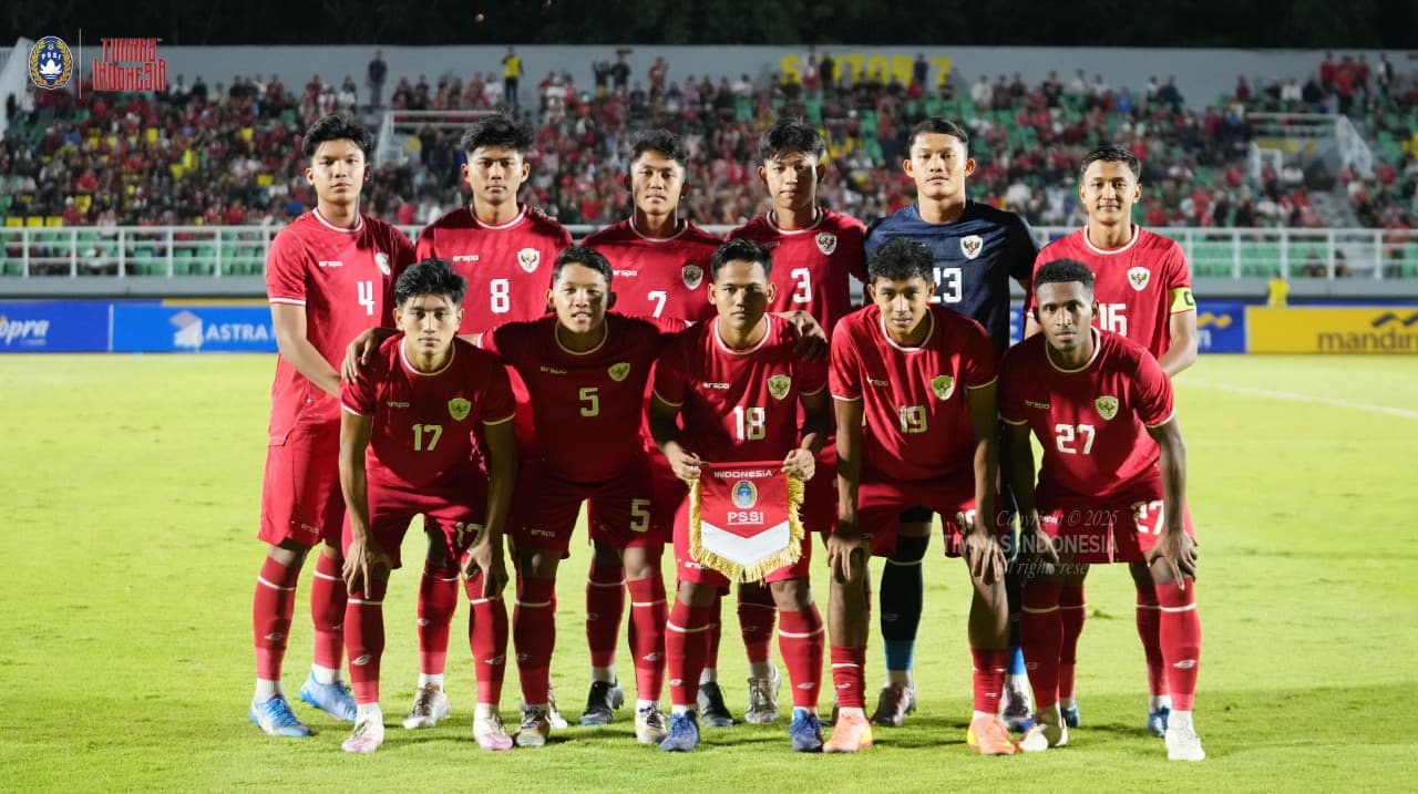 Jadwal Lengkap Pertandingan Timnas Indonesia U-20 di Piala Asia U-20 2025