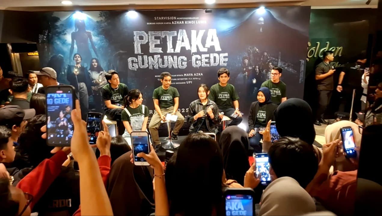 Film Petaka Gunung Gede Tayang Perdana, Disambut Antusias Penonton Kediri