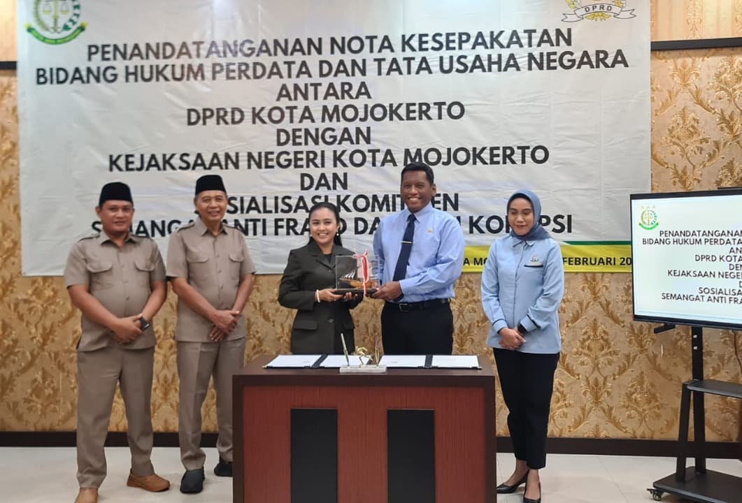 DPRD Kota Mojokerto-Kejari Teken MoU Pendampingan Hukum