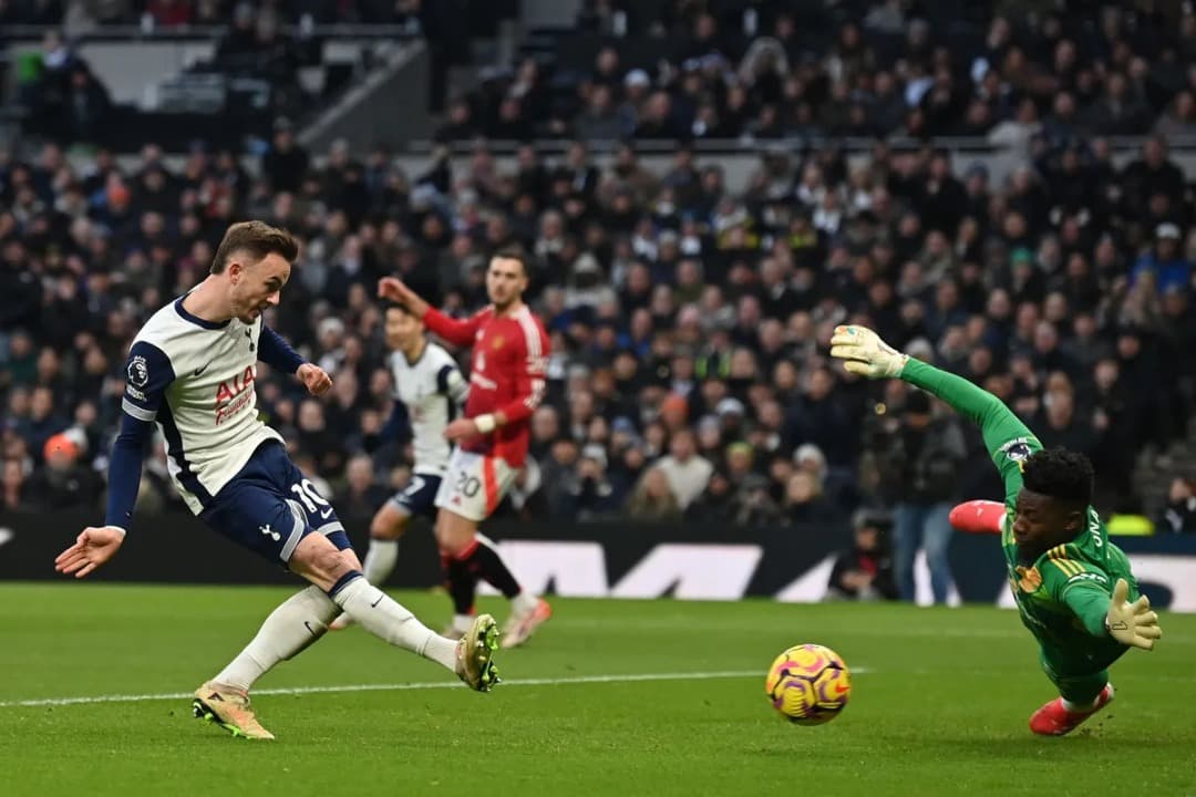 Hasil Liga Inggris: Gol Tunggal James Maddison Bawa Tottenham Hotspur Bekuk Manchester United