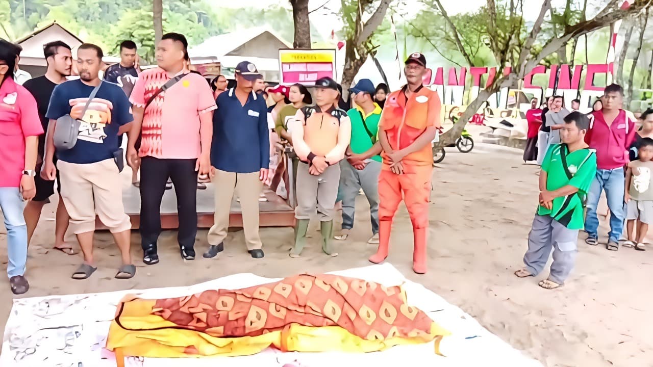 Pedagang Bakso Ditemukan Tewas Tenggelam di Pantai Sine Tulungagung