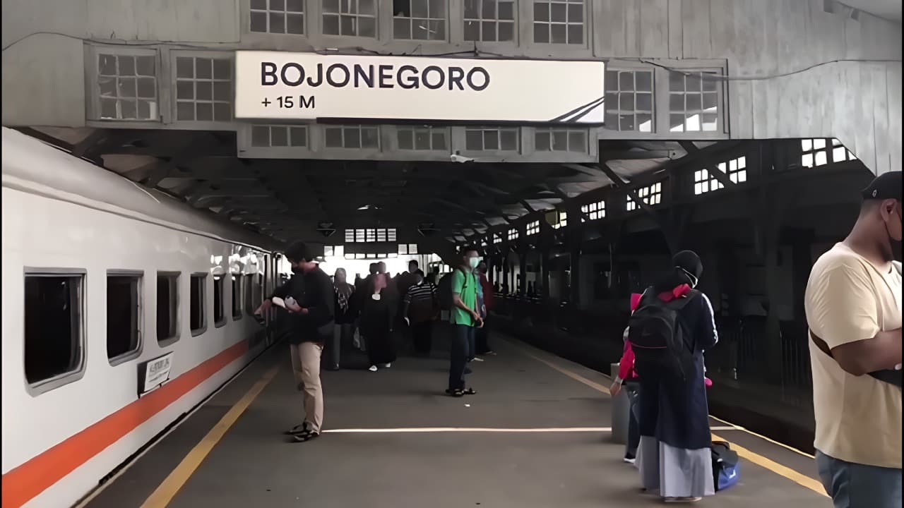 4.097 Tiket Kereta Api Lebaran di Stasiun Bojonegoro Ludes Dipesan